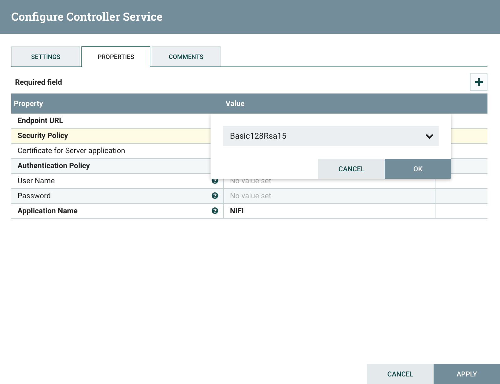 Configure controller service