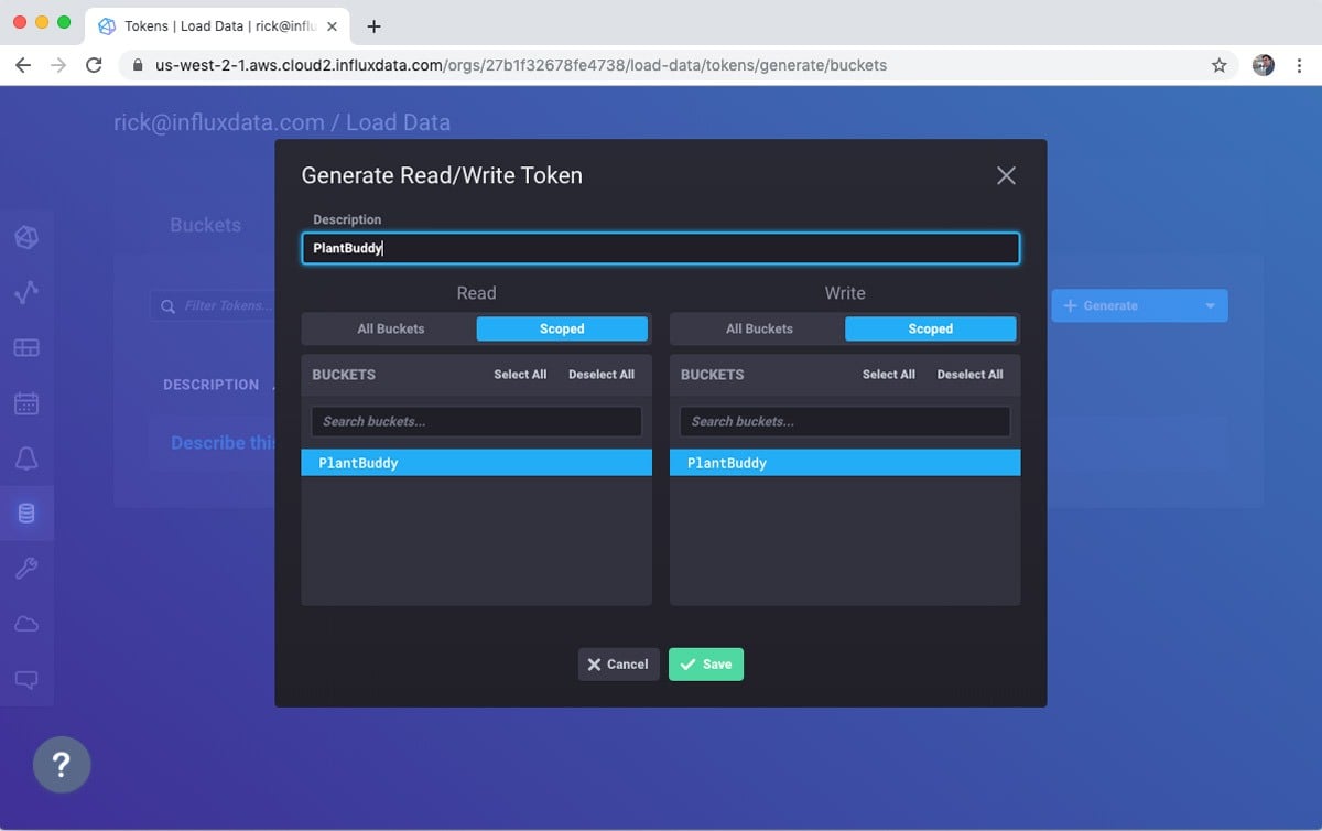 Generate Read Write Token