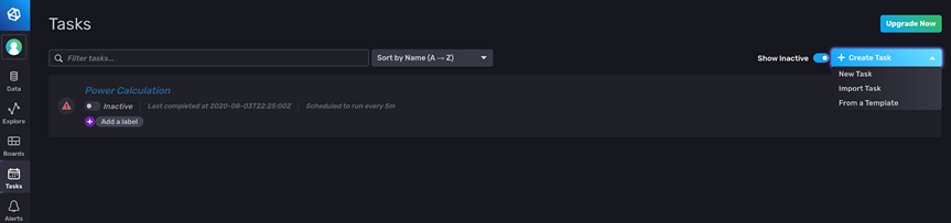 influxdb-downsampling-task