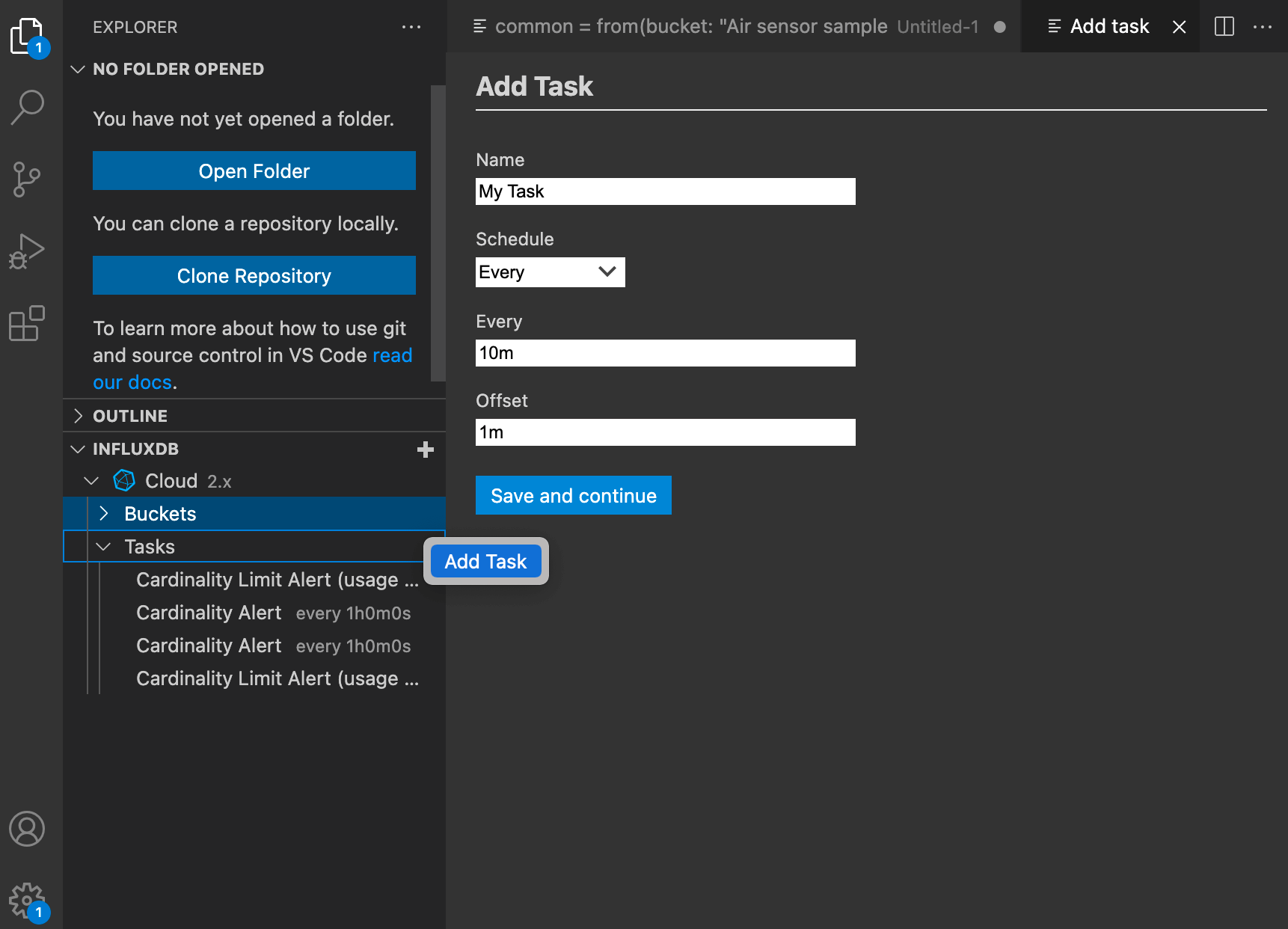 How to Create task